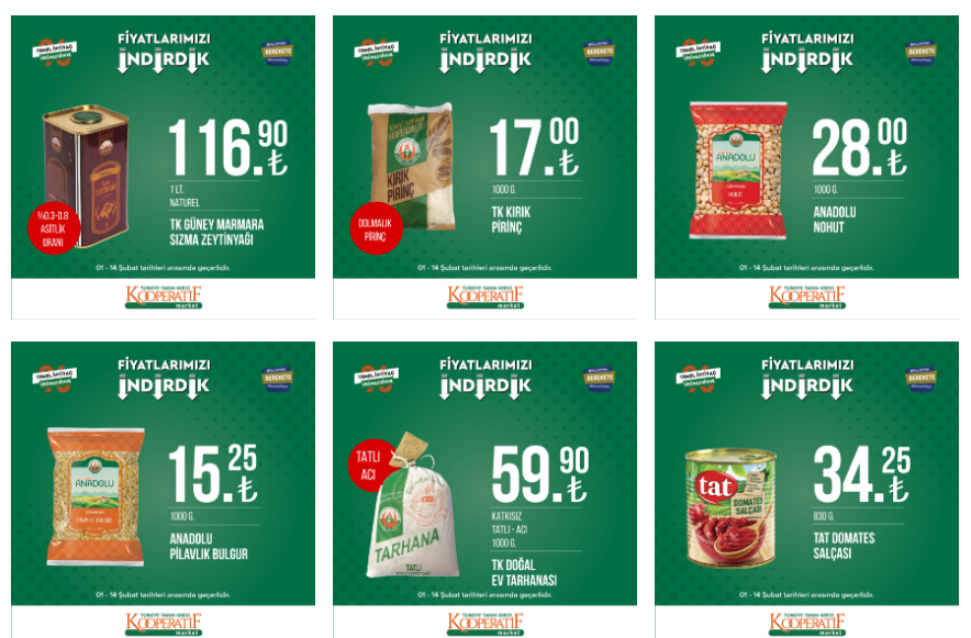 Tarım Kredi de çılgın indirim başladı! 1 kg Çaykur çay 76 TL ye düştü! İşte online katalog 5 Şubat 2023 fiyat listesi...