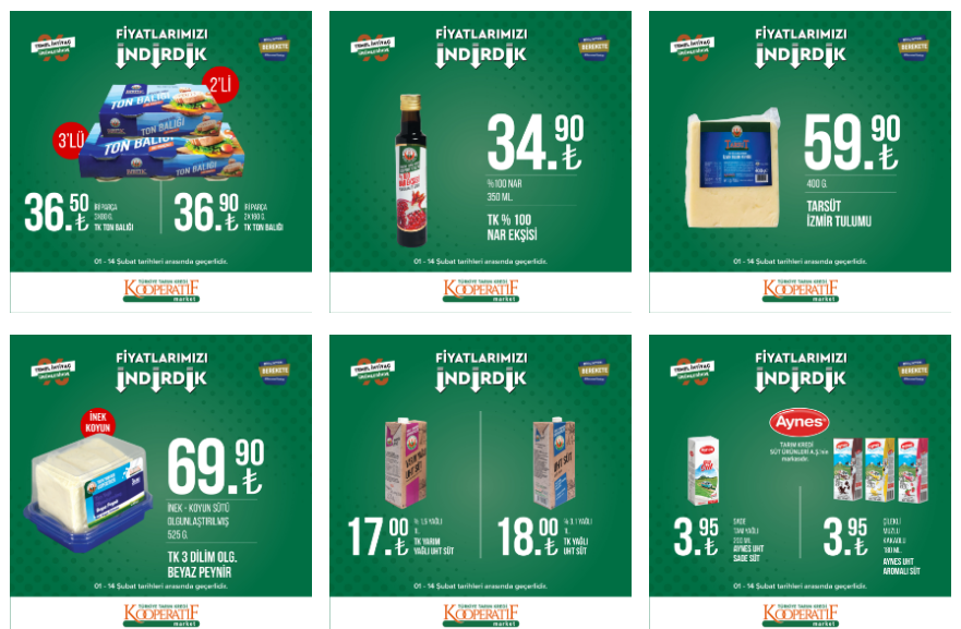 Tarım Kredi de çılgın indirim başladı! 1 kg Çaykur çay 76 TL ye düştü! İşte online katalog 5 Şubat 2023 fiyat listesi...