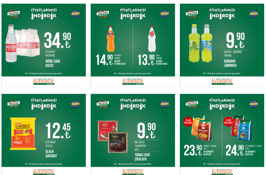 Tarım Kredi de çılgın indirim başladı! 1 kg Çaykur çay 76 TL ye düştü! İşte online katalog 5 Şubat 2023 fiyat listesi...