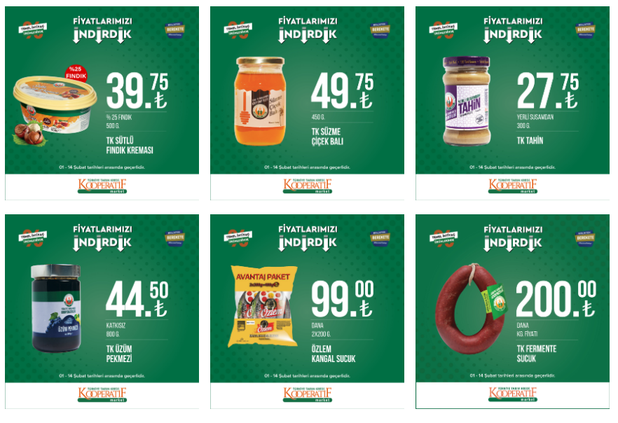 Tarım Kredi de çılgın indirim başladı! 1 kg Çaykur çay 76 TL ye düştü! İşte online katalog 5 Şubat 2023 fiyat listesi...