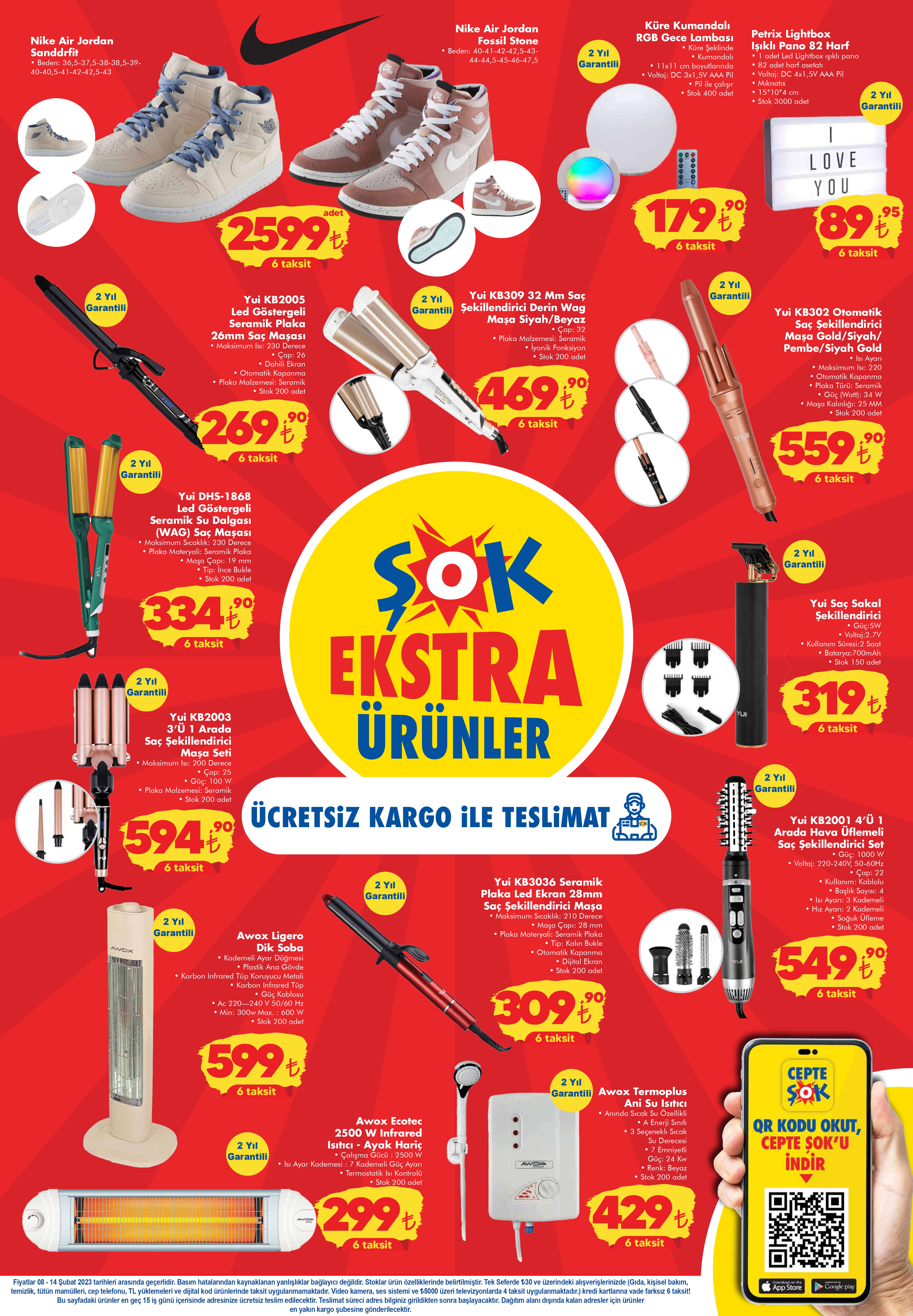 ŞOK Market ten dev indirim! Nike Air Jordan bile var! Hemen sabah erkenden sıraya girin! 12 Şubat 2023 fiyat listesi...
