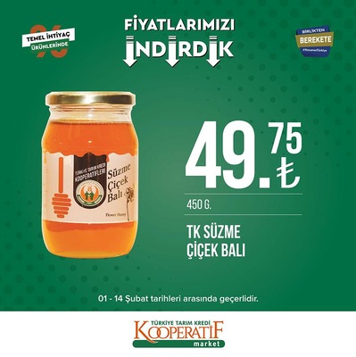 Tarım Kredi Markette dana sosis 32,75 TL, İzmir Tulumu 400 gram 59,90 TL! 13 Şubat 2023 Fiyat Listesi