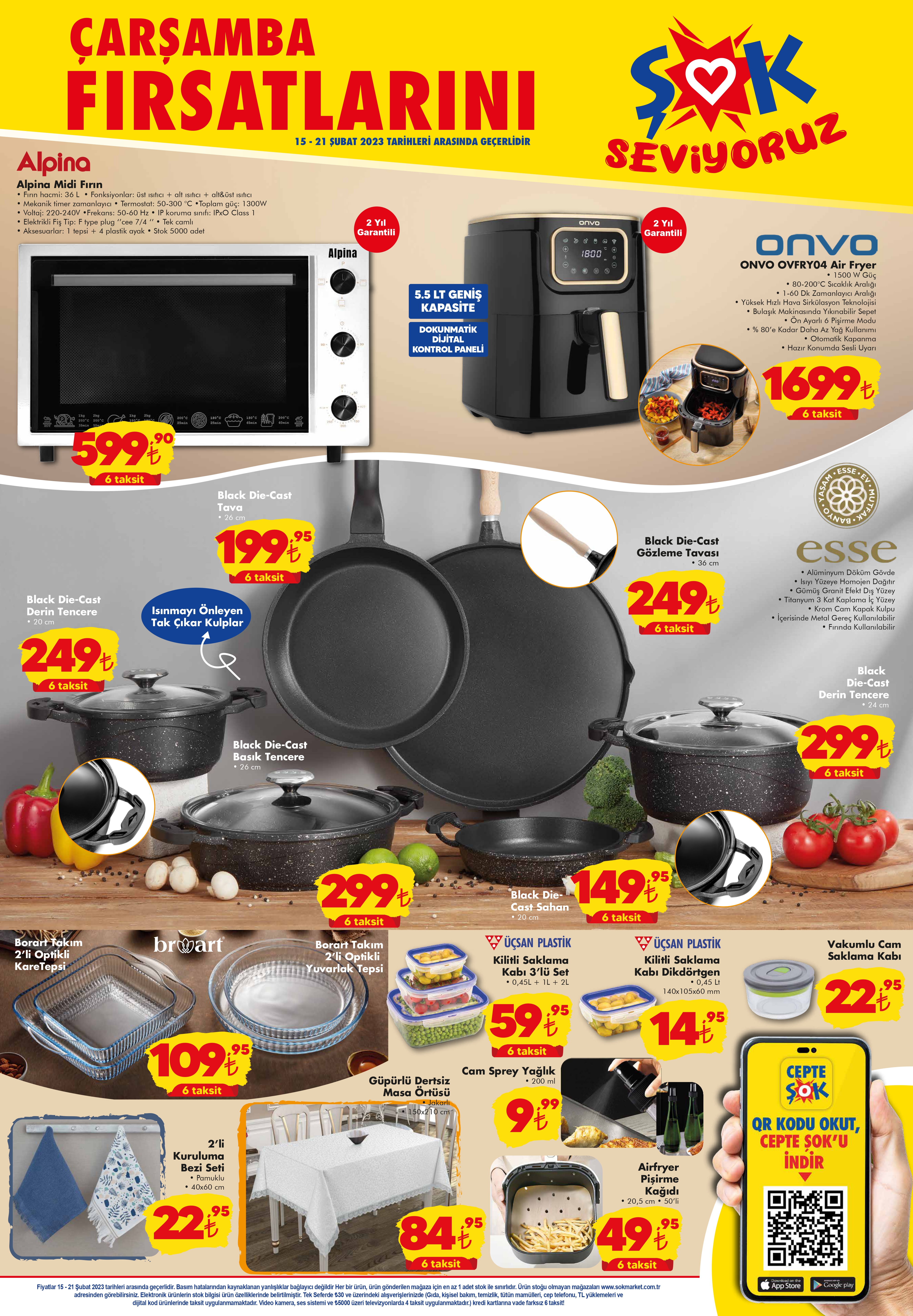 ŞOK Market te 1 litre zeytinyağı 79,95 TL, Tursil sıvı deterjan 59,90 TL! 20 Şubat 2023 fiyat listesi...