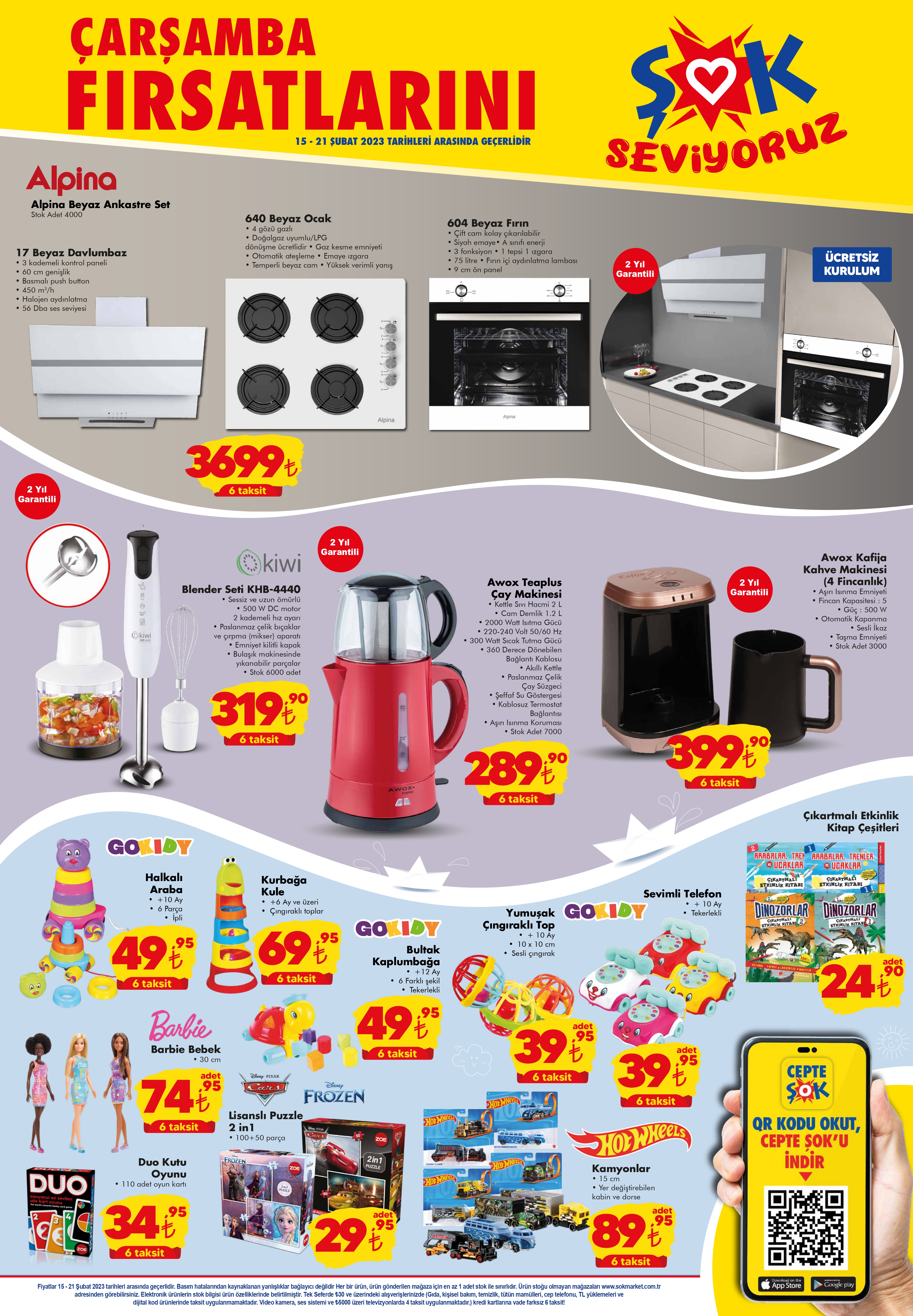 ŞOK Market te 1 litre zeytinyağı 79,95 TL, Tursil sıvı deterjan 59,90 TL! 20 Şubat 2023 fiyat listesi...