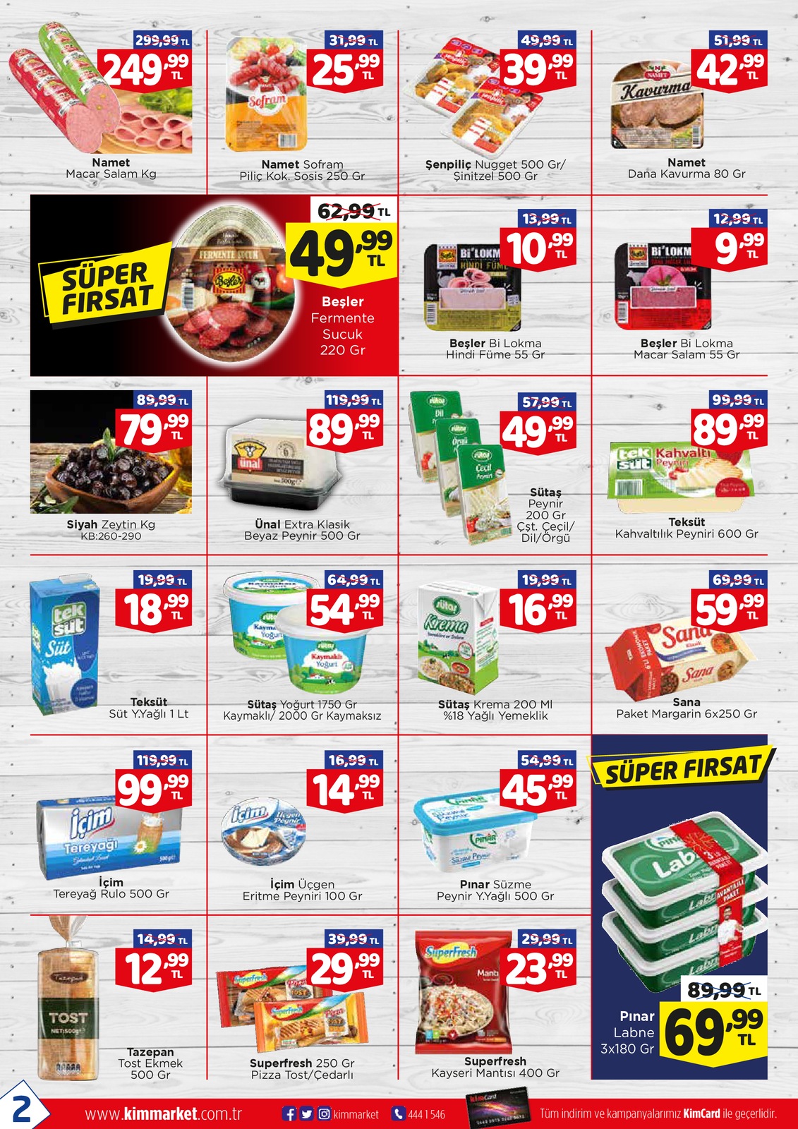 Kim Market’te 8 kg Tursil 129 liraya, 4 litre ayçiçek yağı 139 liraya düştü! 15 Şubat 2023 Fiyat Listesi