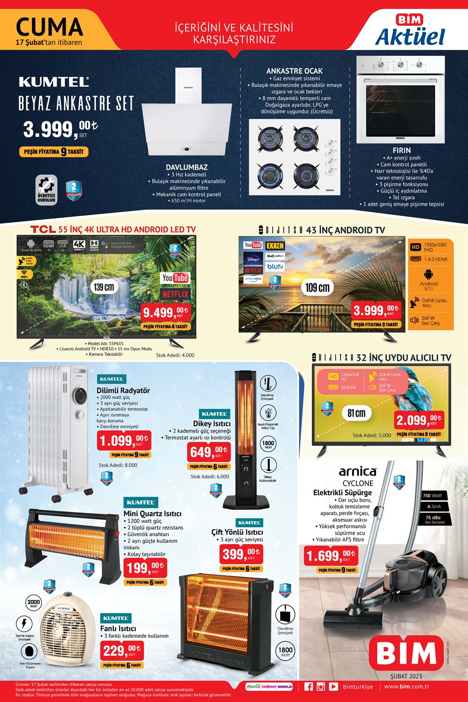 Çeyiz düzecekler müjde! BİM de 18 parça yemek takımı 649 TL! BİM online kataloğu 17 Şubat 2023 fiyat listesi...