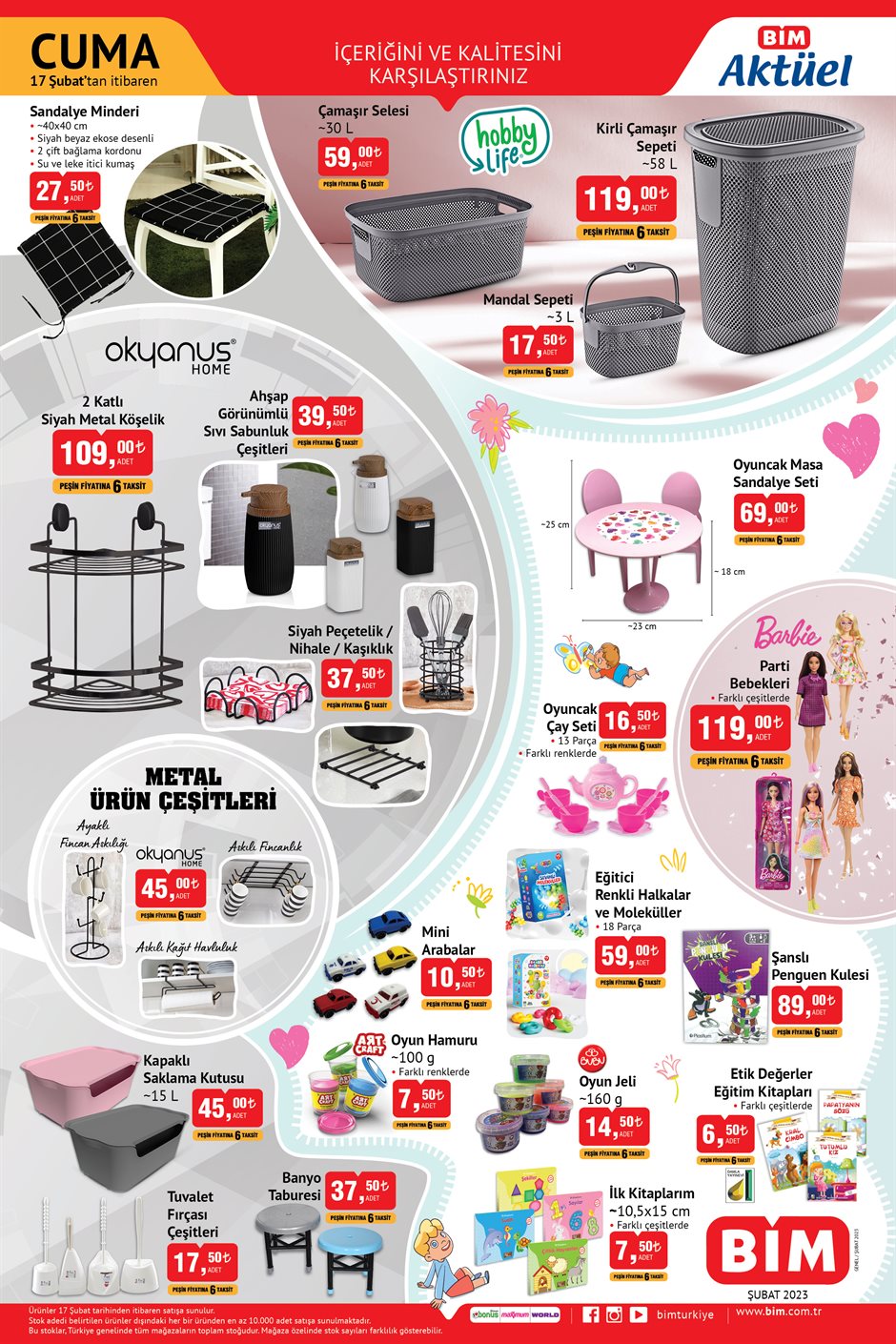 Çeyiz düzecekler müjde! BİM de 18 parça yemek takımı 649 TL! BİM online kataloğu 17 Şubat 2023 fiyat listesi...