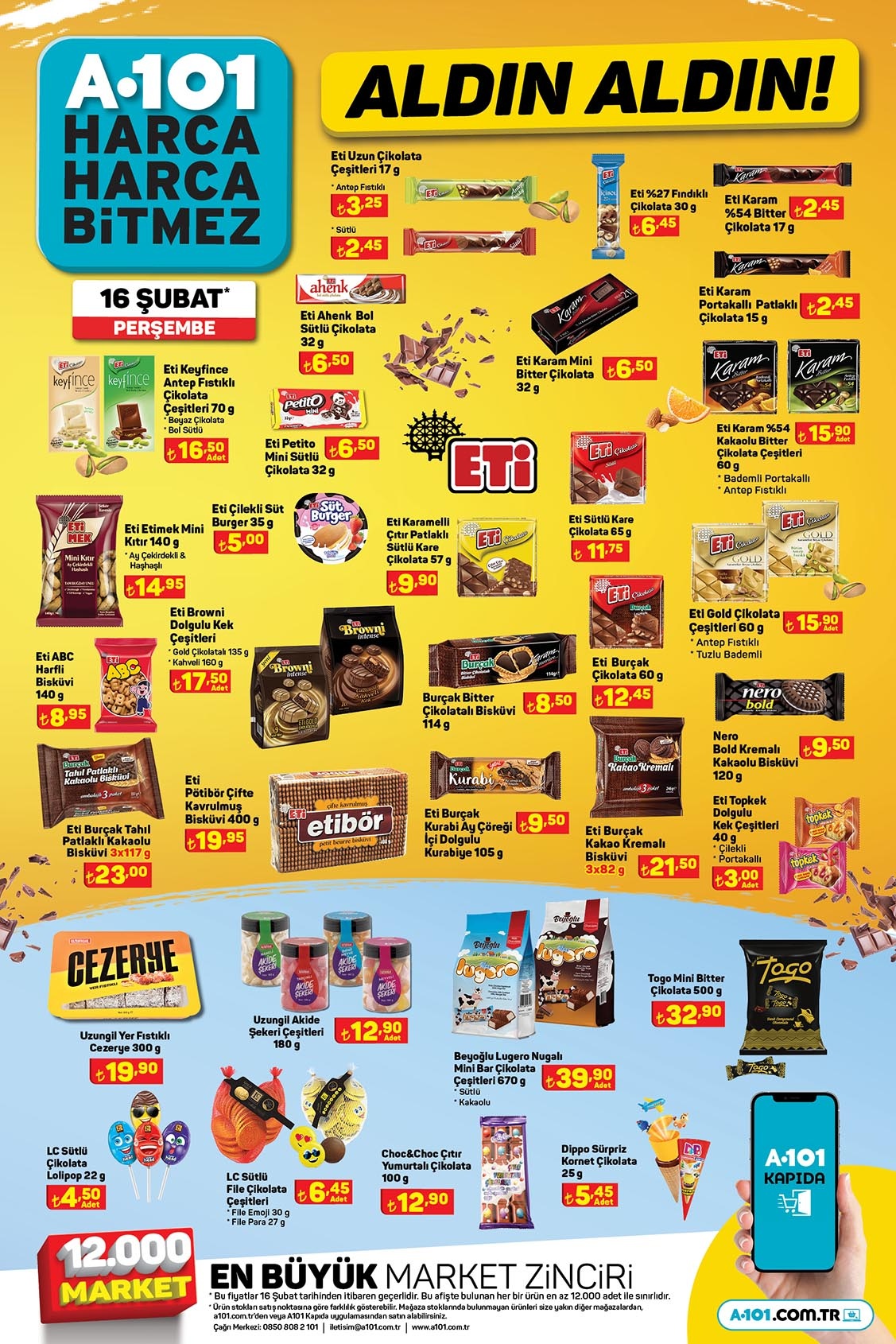 A101 de 12 kg Ariel toz deterjan 219 TL, 4 kg çamaşır suyu 33 TL! Sepetler dolacak! A101 16 Şubat 2023 fiyat listesi...