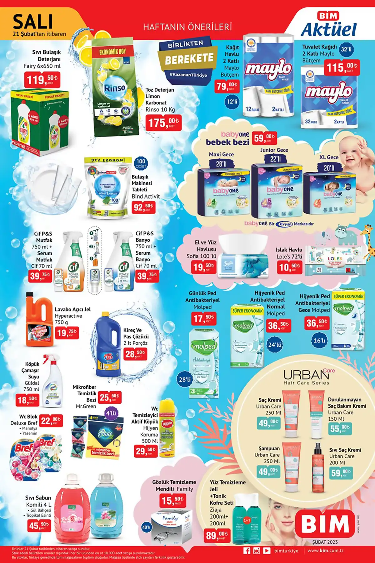 BİM de 1 kg çay 65 TL ye, köpük çamaşır suyu 18 TL ye çakıldı! İndirim piyangosu kataloğa vurdu! 21 Şubat 2023