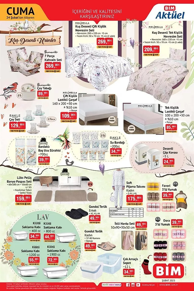 BİM’de buzdolabı 7.500 TL, çamaşır makinesi 5.600 TL, bulaşık makinesi 4.700 TL! 24 Şubat fiyat listesi