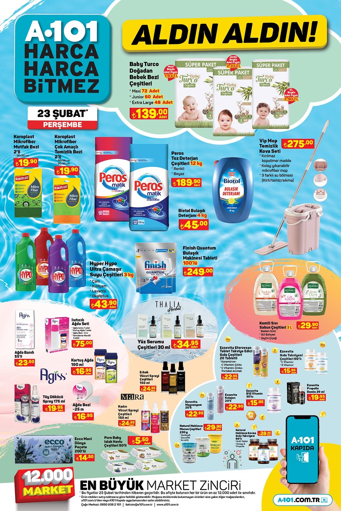 Çeyiz düzecekler müjde! A101 de 19 parça kahvaltı seti 249 TL! A101 yani ay online kataloğu 23 Şubat 2023 fiyat listesi