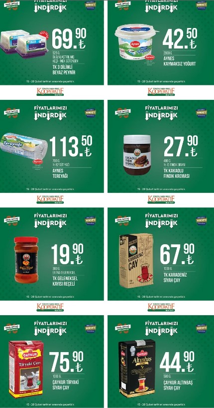 O markette çay 44 pirinç 28 TL! Ayın 28 ine kadar vaktiniz var! Acele edin