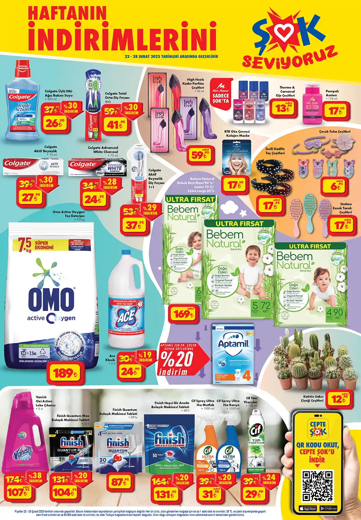 ŞOK Market te yüzde 30 a varan çılgın indirim! Sepet dolduracak fırsat! Bulgur 13 TL, mercimek 20 TL! 22 Şubat kataloğu