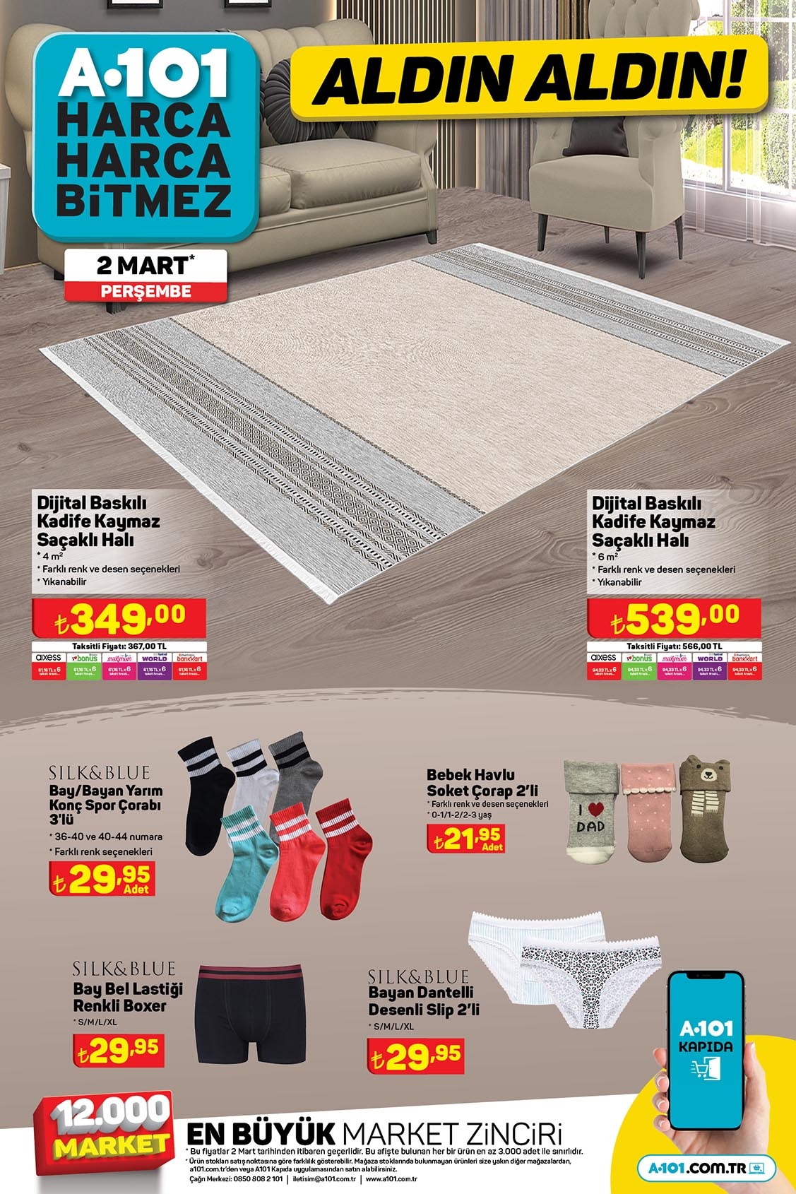 A101 yeni ay kataloğunu yayımladı! 32 li tuvalet kağıdı 129 TL ye düştü! A101 online kataloğu 2 Mart 2023 fiyat listesi