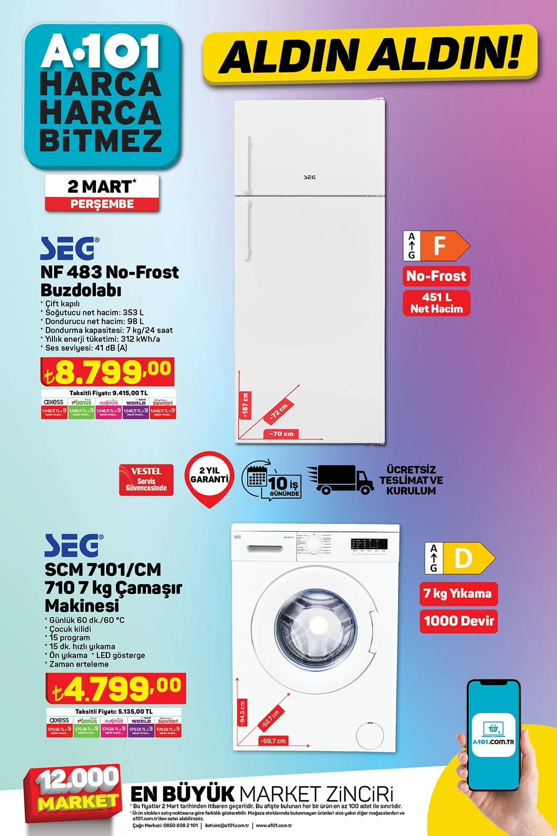 A101 yeni ay kataloğunda 1 litre termos 79 TL, Manuel rende 149 TL! A101 online yeni kataloğu 2 Mart 2023 fiyat listesi