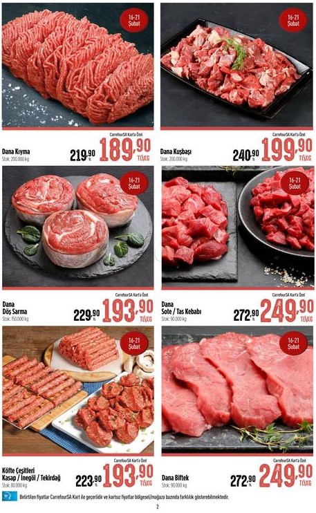 Carrefour dan indirim bombardımanı ! Öyle fiyatlar var ki buzluğunuzu et dolduracak