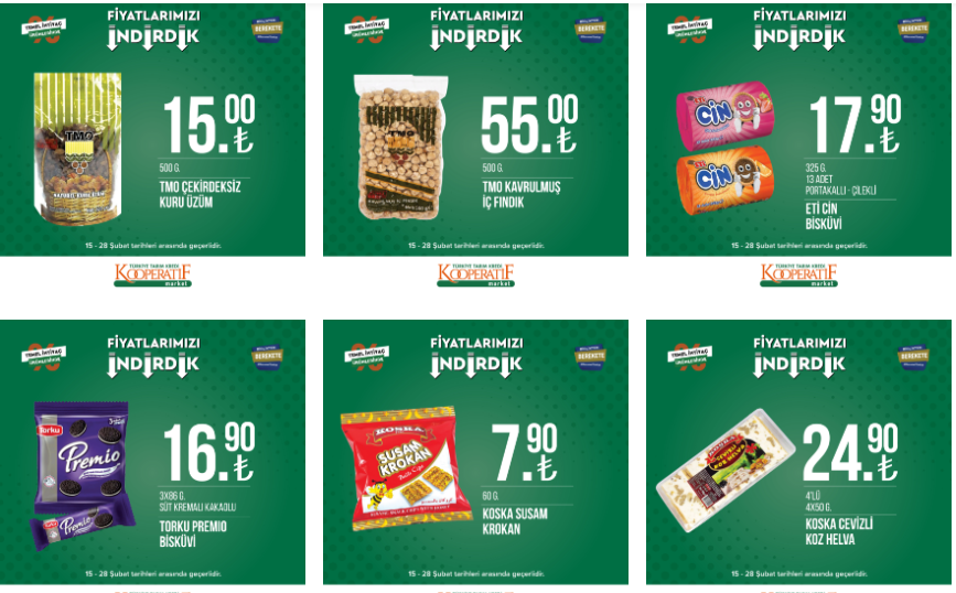 1 kilo siyah çay 67 TL, şeker 24 TL! Tarım Kredi de yetişen alıyor! Sepet dolduracak 28 Şubat 2023 fiyat listesi