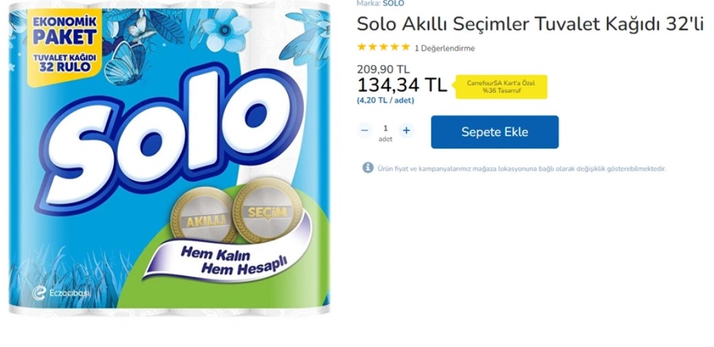 Carrefour dan akıl almaz indirim! Tuvalet kağıtlarındaki avantajlar Art arda sıralandı