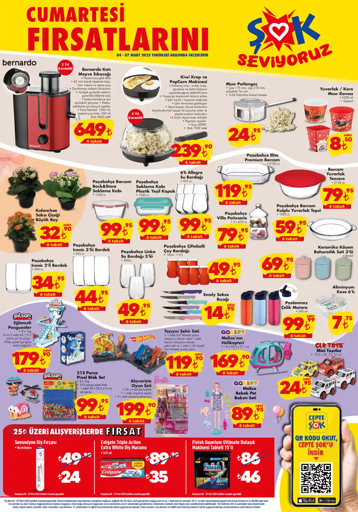 ŞOK Market ten olay yaratacak indirim! 25 TL alışveriş yapan 89 TL olan ürünü 35 TL ye kapacak! ŞOK 4 Mart kataloğu