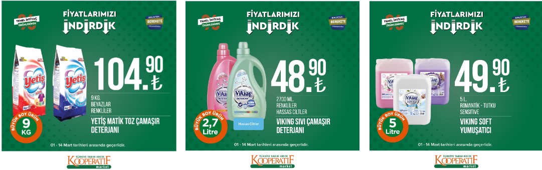 O markette fiyatlar dibe vurdu hemen bakın! Ayçiçek yağı 135 TL, 5 kilo şeker 105 TL ye düştü! 3 Mart 2023 fiyat listesi