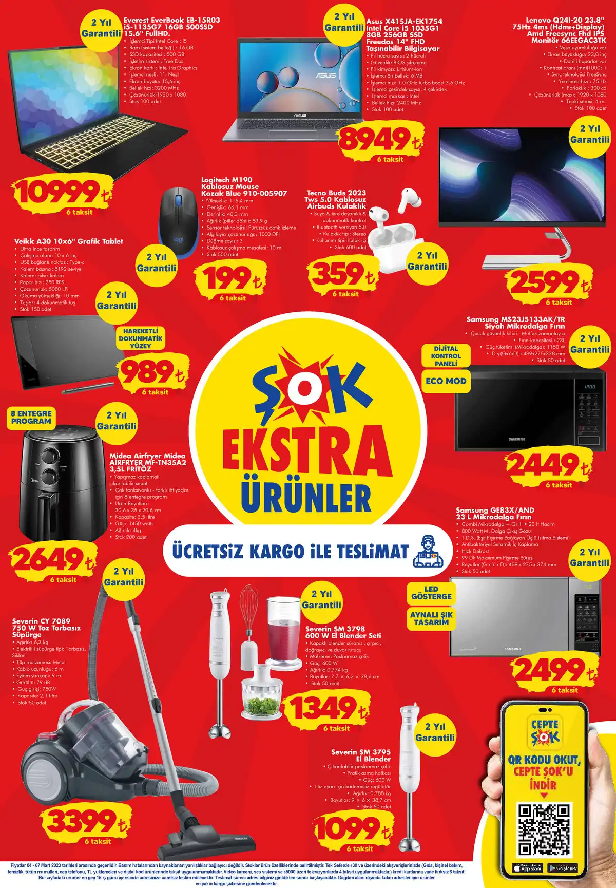 ŞOK Market ten çılgın fırsat! 7 liraya kadar düştü! ŞOK aktüel ürünler kataloğu 4 Mart 2023 fiyat listesi