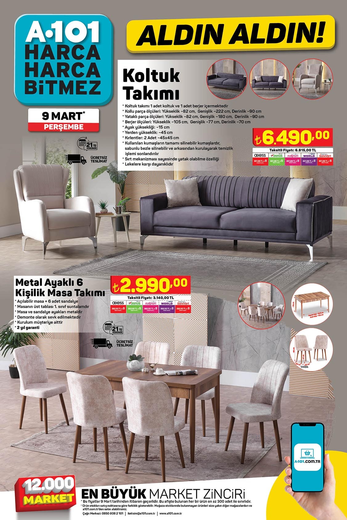 Çamaşır kurutmalığı 159 TL, Volta elektrikli bisiklet 8.999 TL! A101 online kataloğu 9 Mart 2023 fiyat listesi