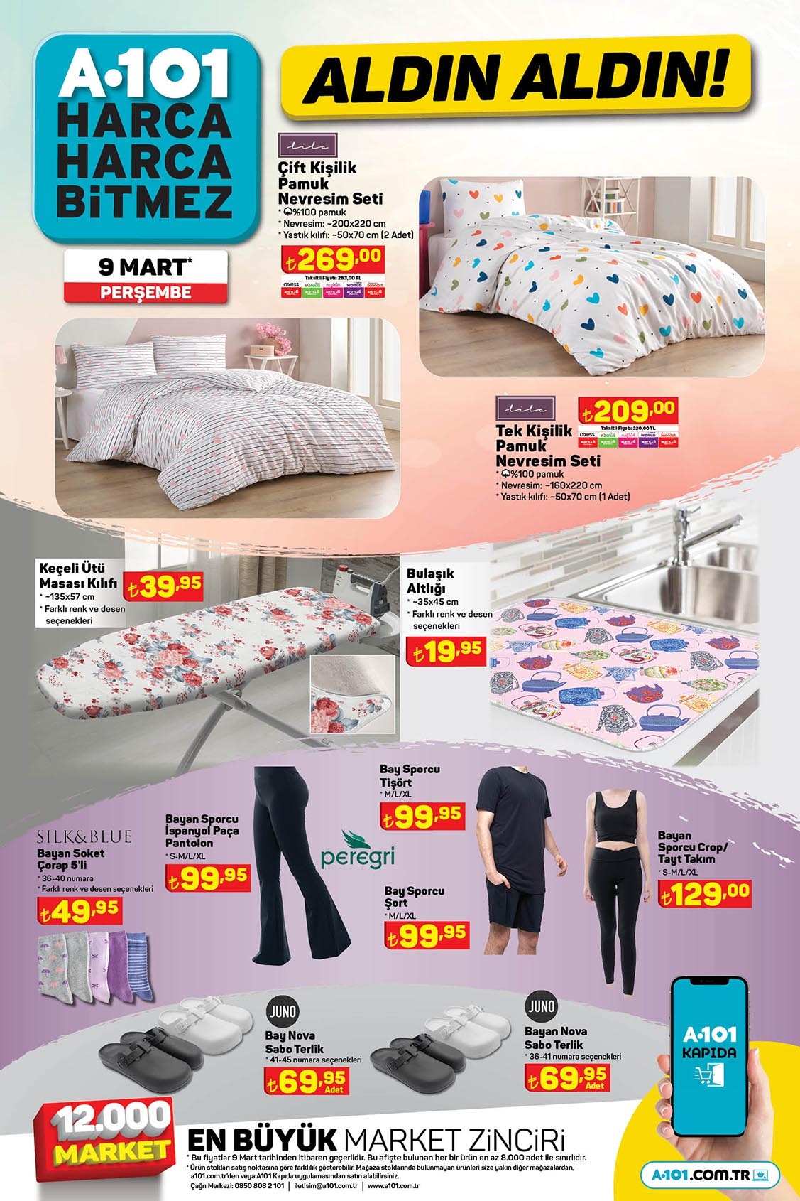 Çamaşır kurutmalığı 159 TL, Volta elektrikli bisiklet 8.999 TL! A101 online kataloğu 9 Mart 2023 fiyat listesi