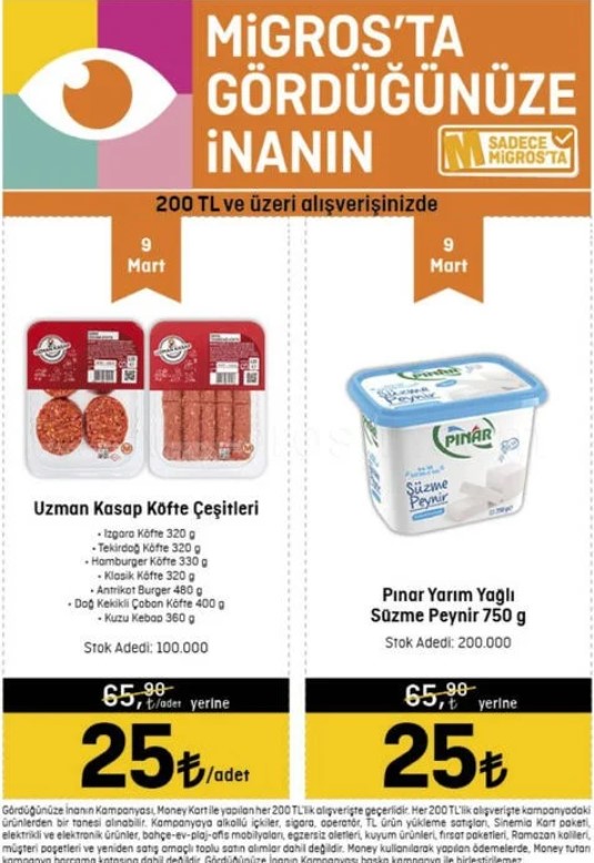 MİGROS ta çılgın fırsatlar! Kasap sucuk 29 TL, Ayçiçek fiyatı 32 TL! Bu fırsatlar kaçmaz