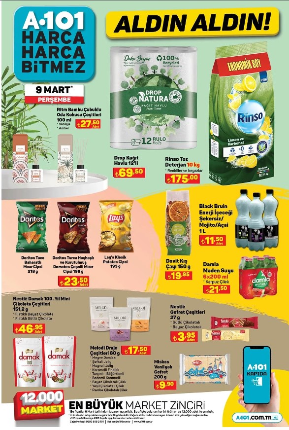 A101 den devrim gibi fiyatlar! Hemen bu listeye bakın! Pirinç 30,90 TL, El Mikseri 299,00 TL! 07 Mart 2023 fiyat listesi