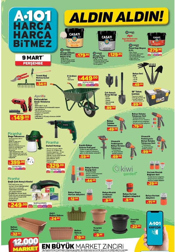 A101 den devrim gibi fiyatlar! Hemen bu listeye bakın! Pirinç 30,90 TL, El Mikseri 299,00 TL! 07 Mart 2023 fiyat listesi