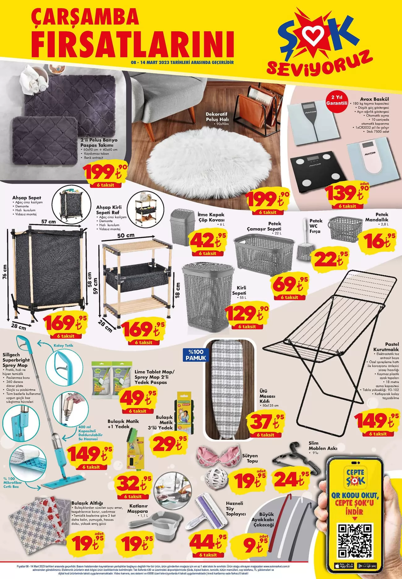 ŞOK Market te dev ekonomik Ariel deterjan 187 TL! Yüzde 30 a varan çılgın indirim! ŞOK online kataloğu 9 Mart 2023