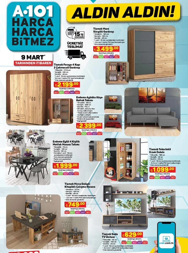 A101 de elektrikli araç çılgınlığı! Çalışma masası 749 TL, çay makinesi 899 TL! Bu fiyatlar kaçmaz