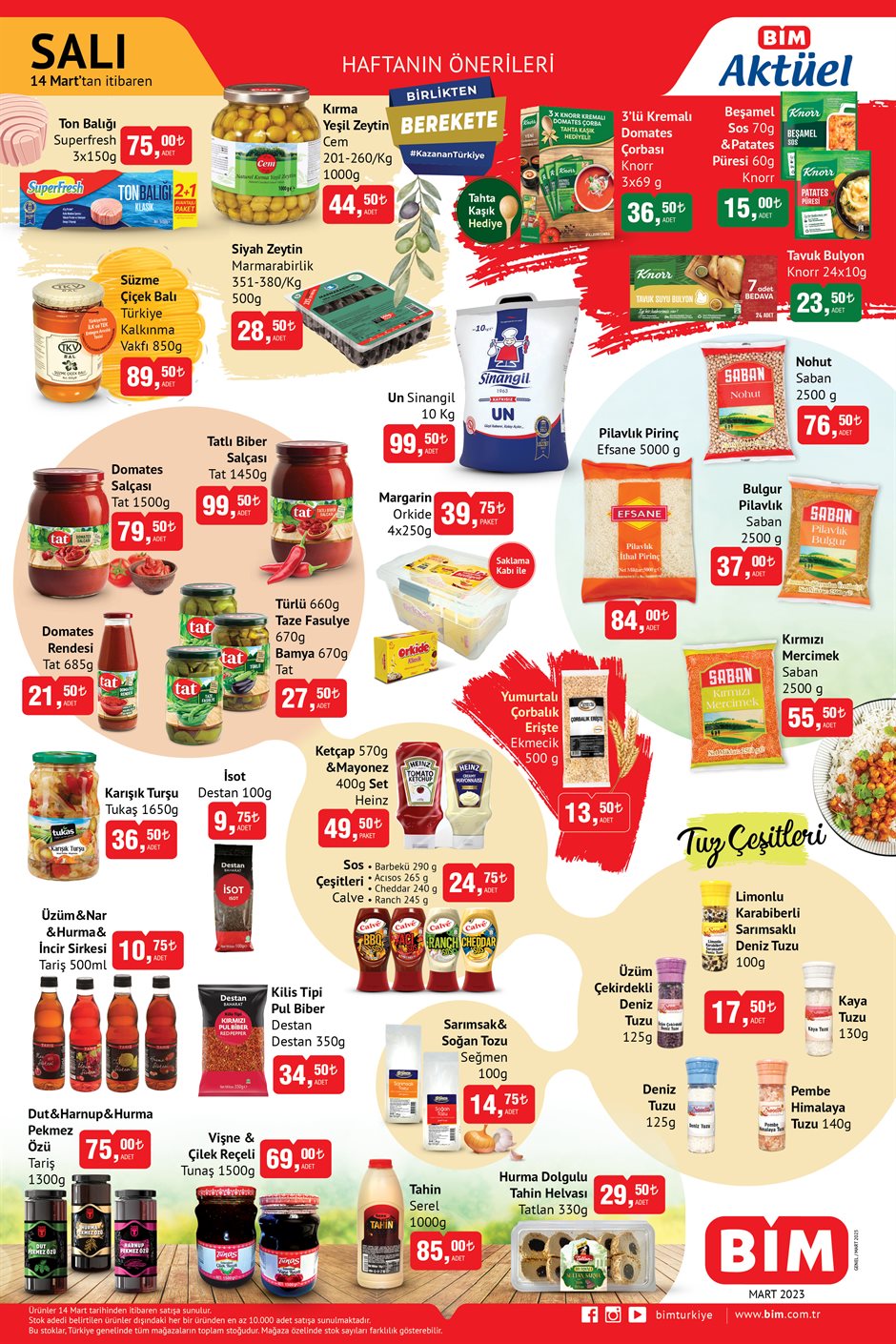 BİM’de bebek bezi 167 TL’ye, yumuşatıcı 85 TL’ye, toz deterjan 129 TL’ye düştü! 14 Mart 2023 fiyat listesi