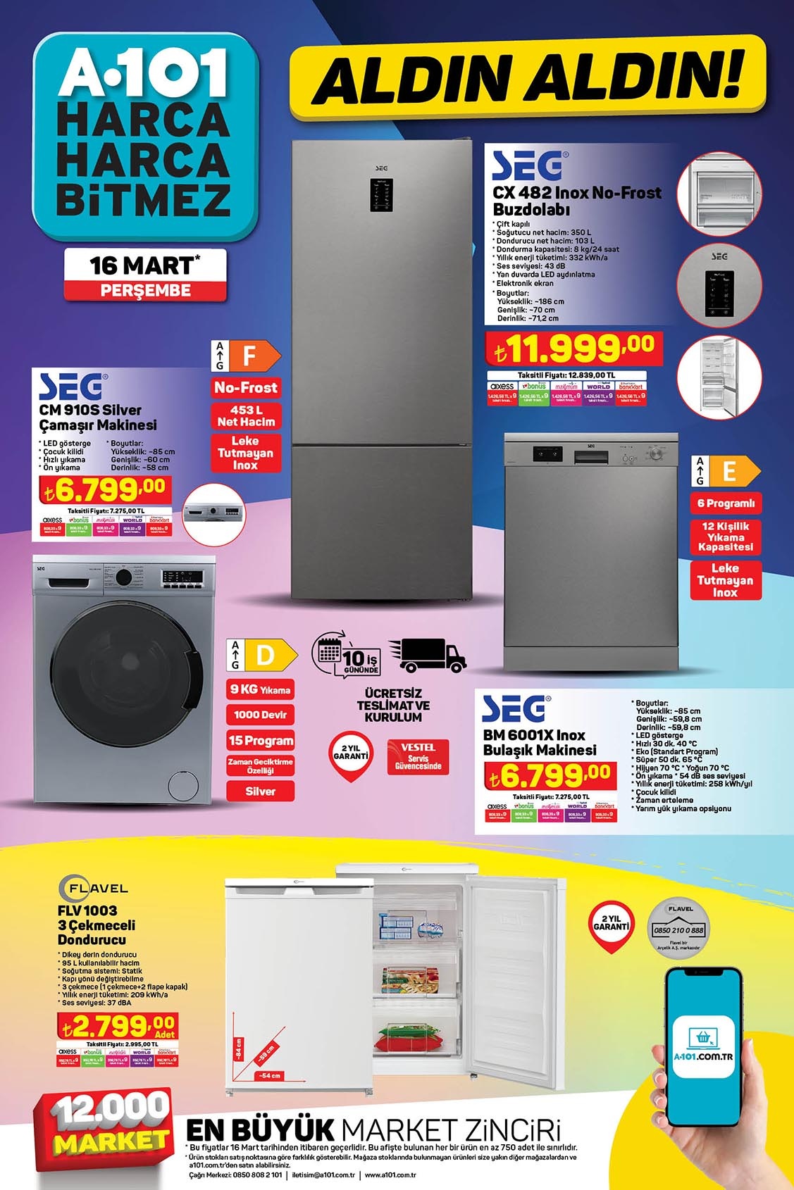 A101 Ramazan Ayı kataloğunu yayımladı! Doğuş toz şeker 74 TL ye hurma 27 TL ye düştü! İşte 16 Mart 2023 fiyat listesi