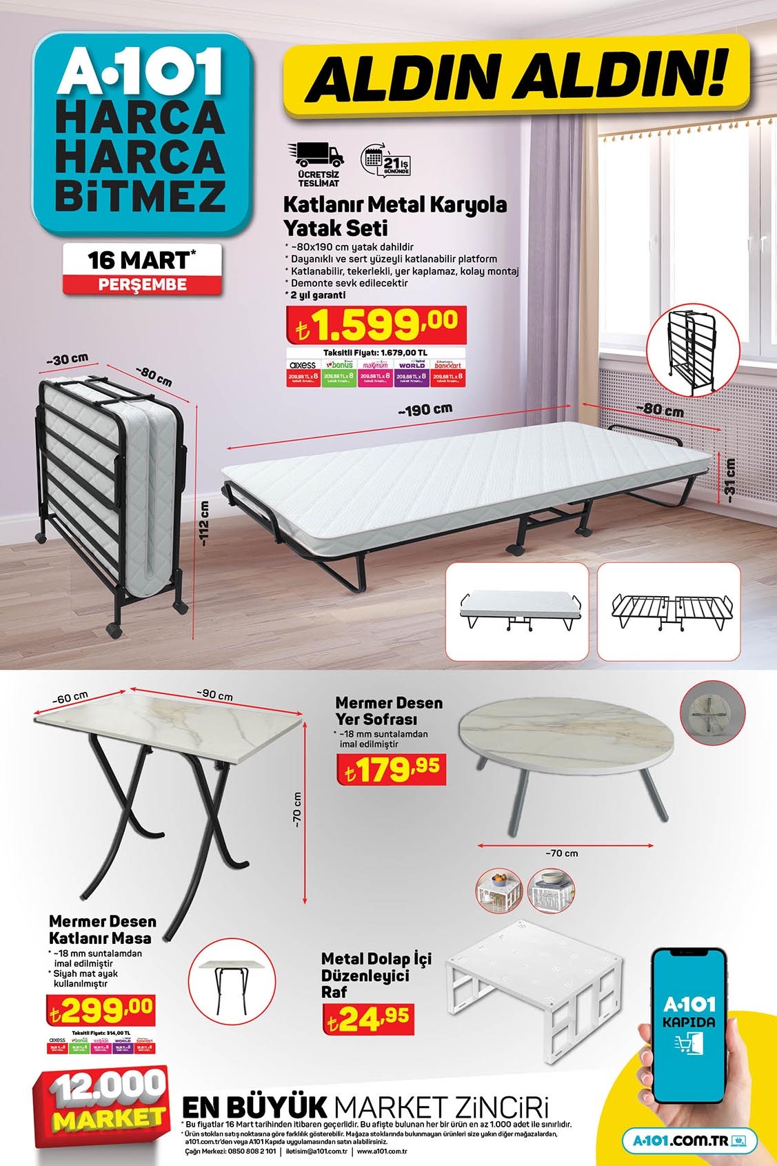 A101 Ramazan Ayı kataloğunu yayımladı! Doğuş toz şeker 74 TL ye hurma 27 TL ye düştü! İşte 16 Mart 2023 fiyat listesi