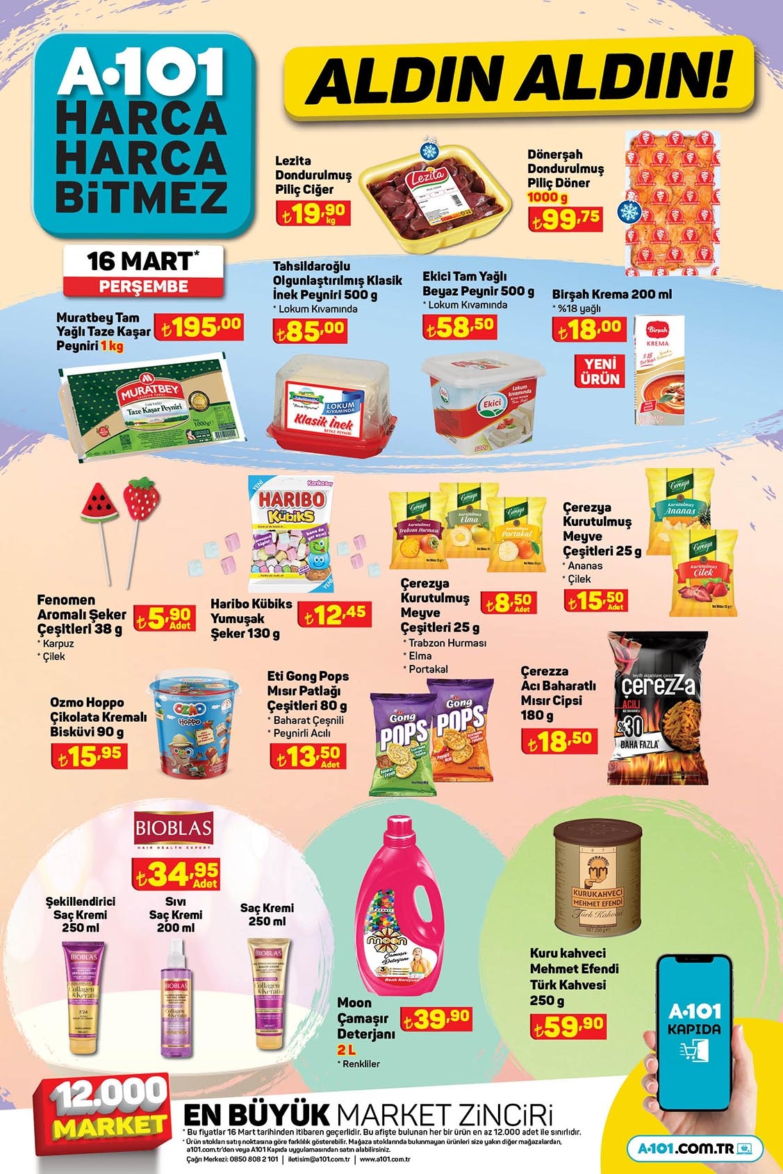 A101 Ramazan Ayı kataloğunu yayımladı! Doğuş toz şeker 74 TL ye hurma 27 TL ye düştü! İşte 16 Mart 2023 fiyat listesi