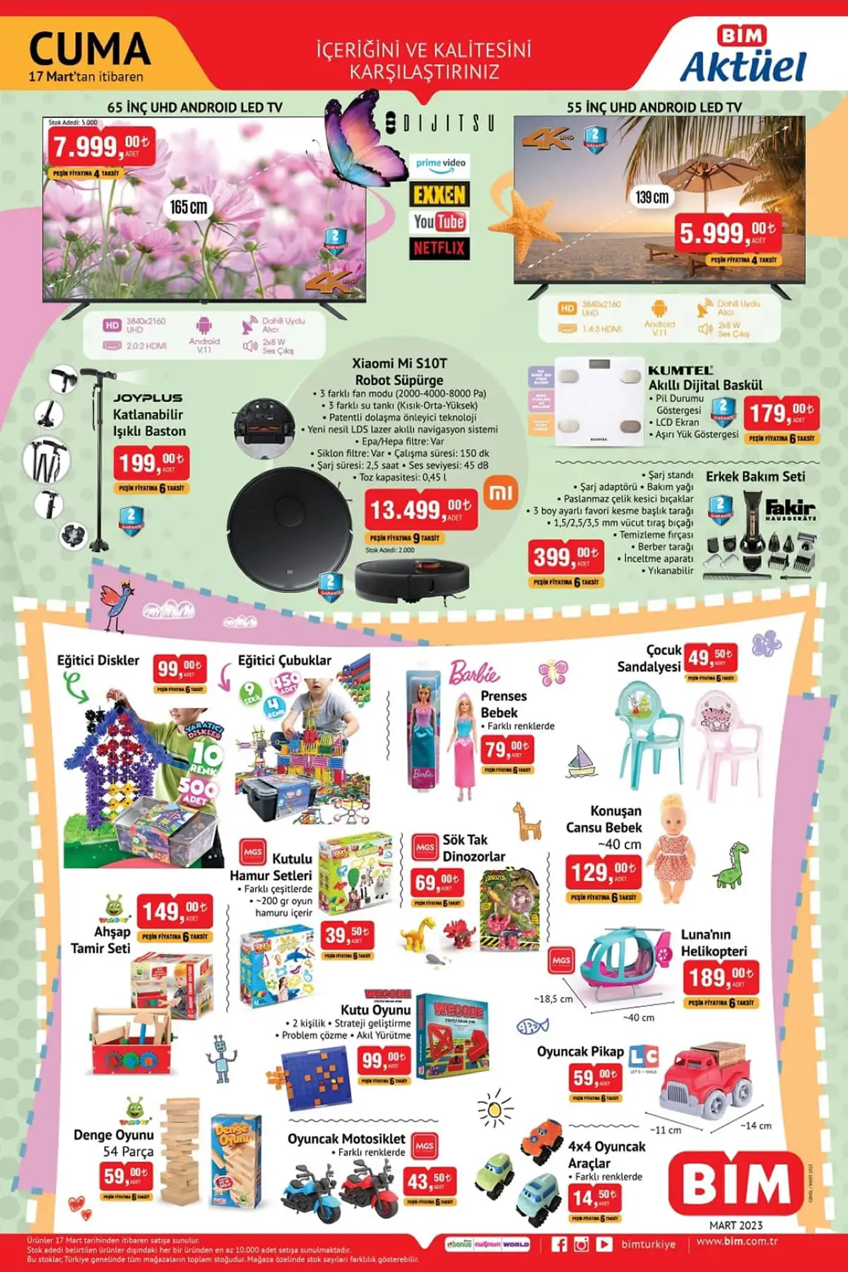 BİM de yüzük tepsisi 149 TL, Xiaomi Airfryer 3.099 TL! BİM online yeni ay kataloğu 17 Mart 2023 fiyat listesi