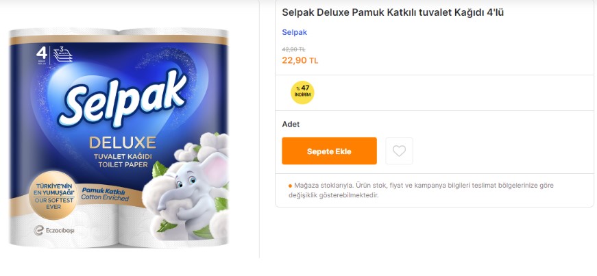 Bu fiyata sadece yetişen alır! Tuvalet kağıdında dev indirim ! 14 Mart 2023 fiyat listesi
