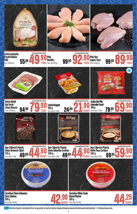 Carrefour da Dana kıyma 217.90 TL, Tekirdağ köfte 225.90 TL! Bu devirde bu indirim kaçmaz!