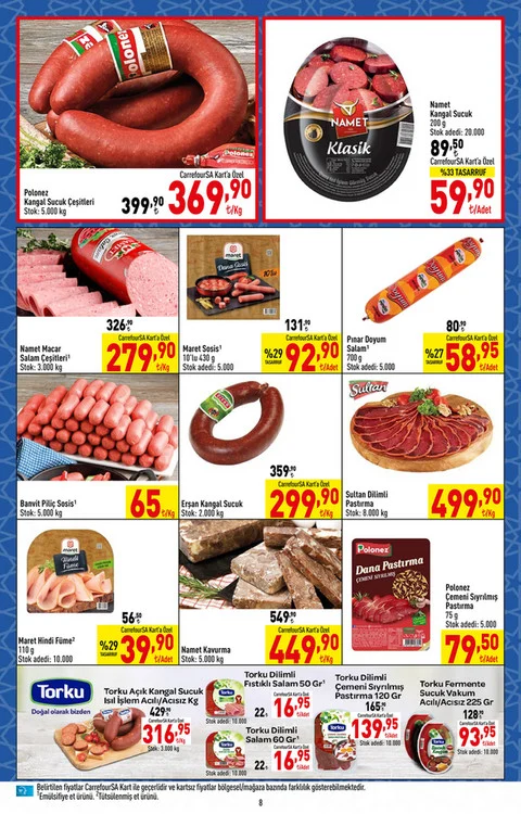 Carrefour da Dana kıyma 217.90 TL, Tekirdağ köfte 225.90 TL! Bu devirde bu indirim kaçmaz!