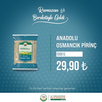 Tarım Kredi’de Ramazan bereketi! Hurma 46 TL,1 kg nohut 29 TL! 17 Mart 2023 Fiyat Listesi