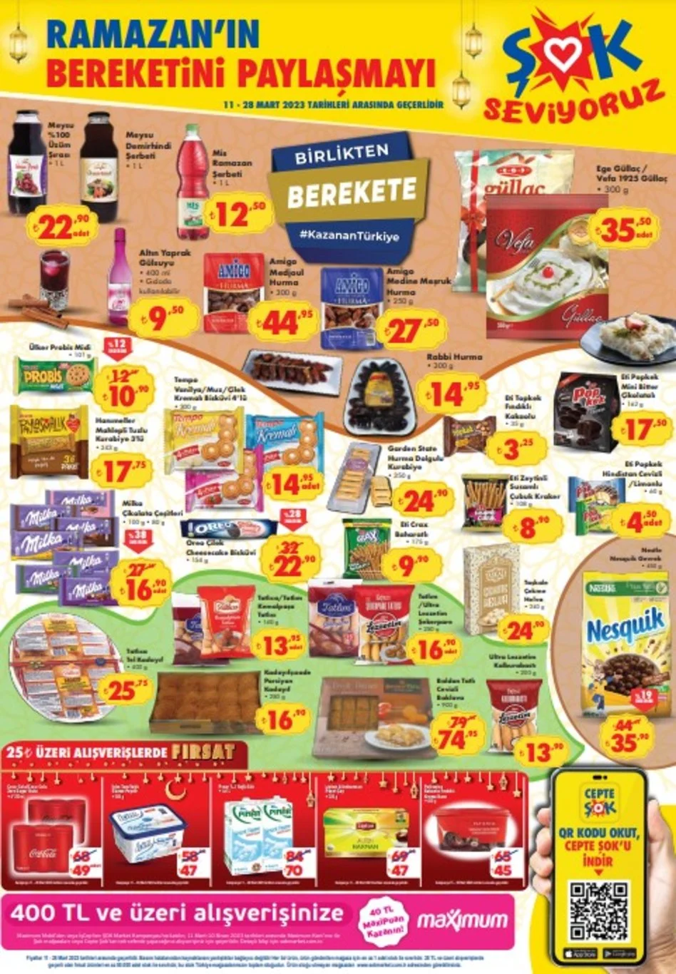 Fiyatları görenin ağzı kulaklarına varıyor! Şok ta kuru fasulye 33.95, nohut 29.95 TL! Bu kampanyayı kaçıran çok üzülür