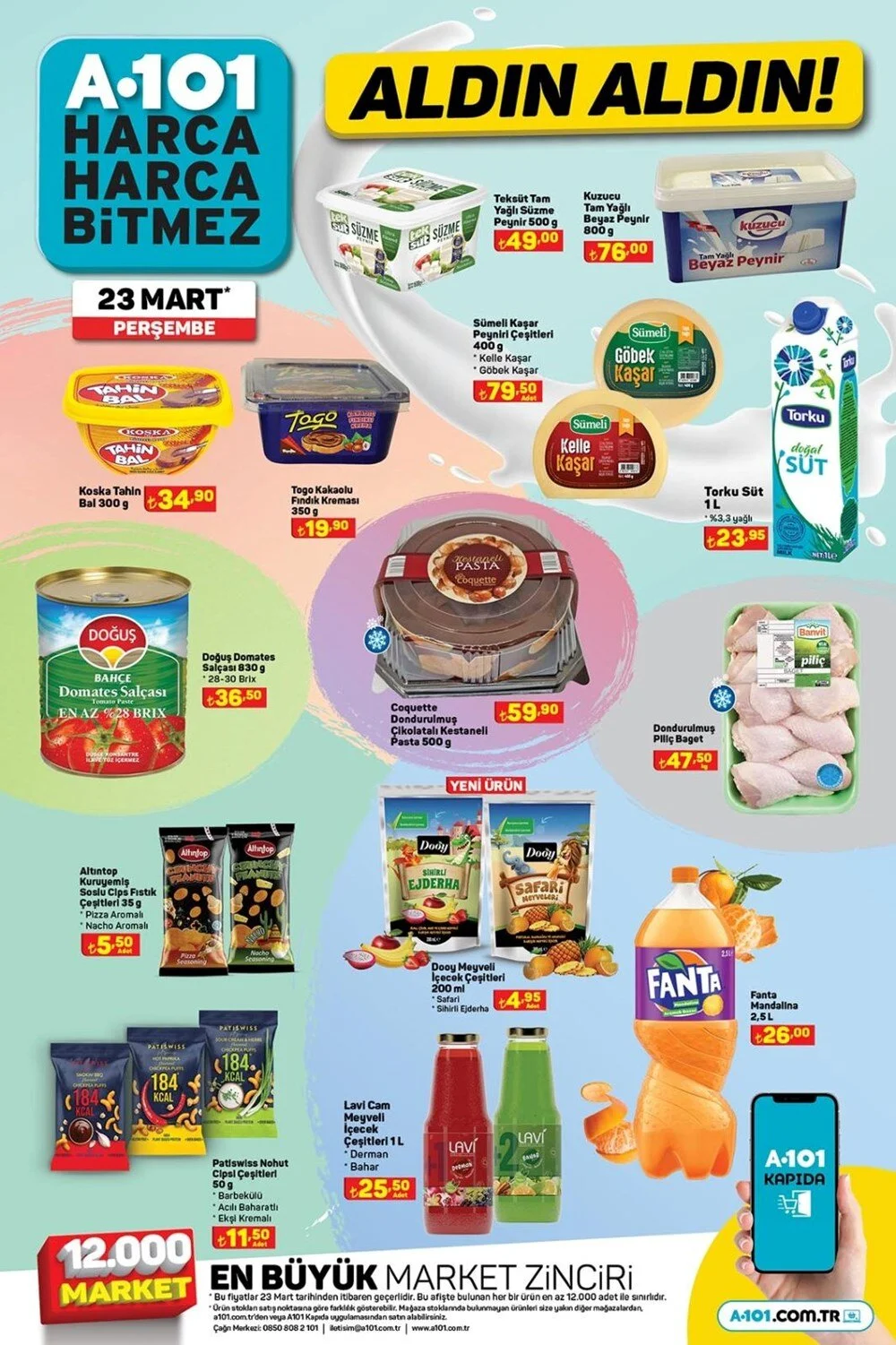 A101 den rahmet ayı Ramazan a bomba giriş!Bu ürünlerle İftar sunumlarınız ziyafete dönüşecek! 20 Mart 2023 fiyat listesi