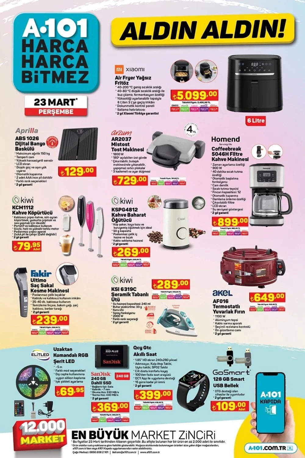 A101 den rahmet ayı Ramazan a bomba giriş!Bu ürünlerle İftar sunumlarınız ziyafete dönüşecek! 20 Mart 2023 fiyat listesi