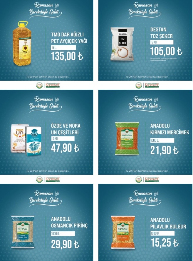 Bu habere bakmadan markete gitmeyin! Tarım Kredi Kooperatiflerinde fiyatlar dibi gördü!