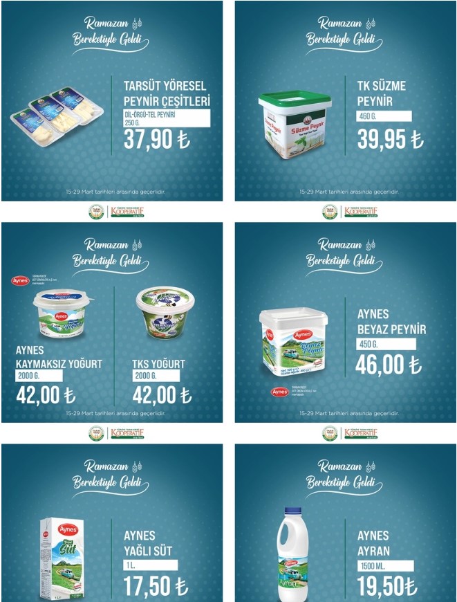 Bu habere bakmadan markete gitmeyin! Tarım Kredi Kooperatiflerinde fiyatlar dibi gördü!