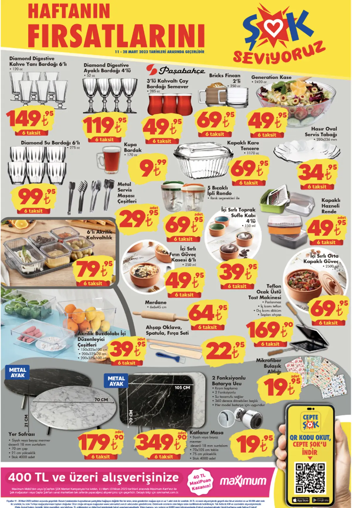 ŞOK marketlerde Ramazan indirimleri başladı! Şok aktüel katalog için son gün 28 Mart! İndirimleri kaçırmayın!