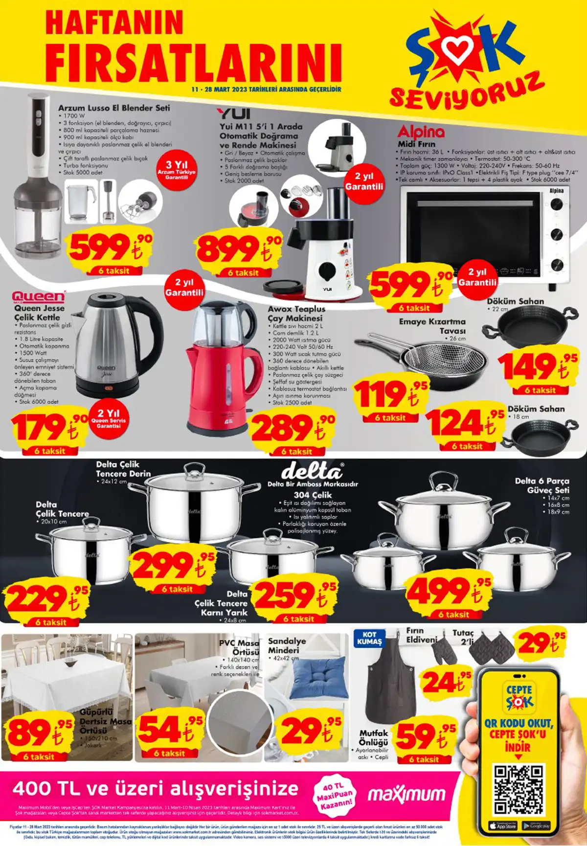 ŞOK marketlerde Ramazan indirimleri başladı! Şok aktüel katalog için son gün 28 Mart! İndirimleri kaçırmayın!