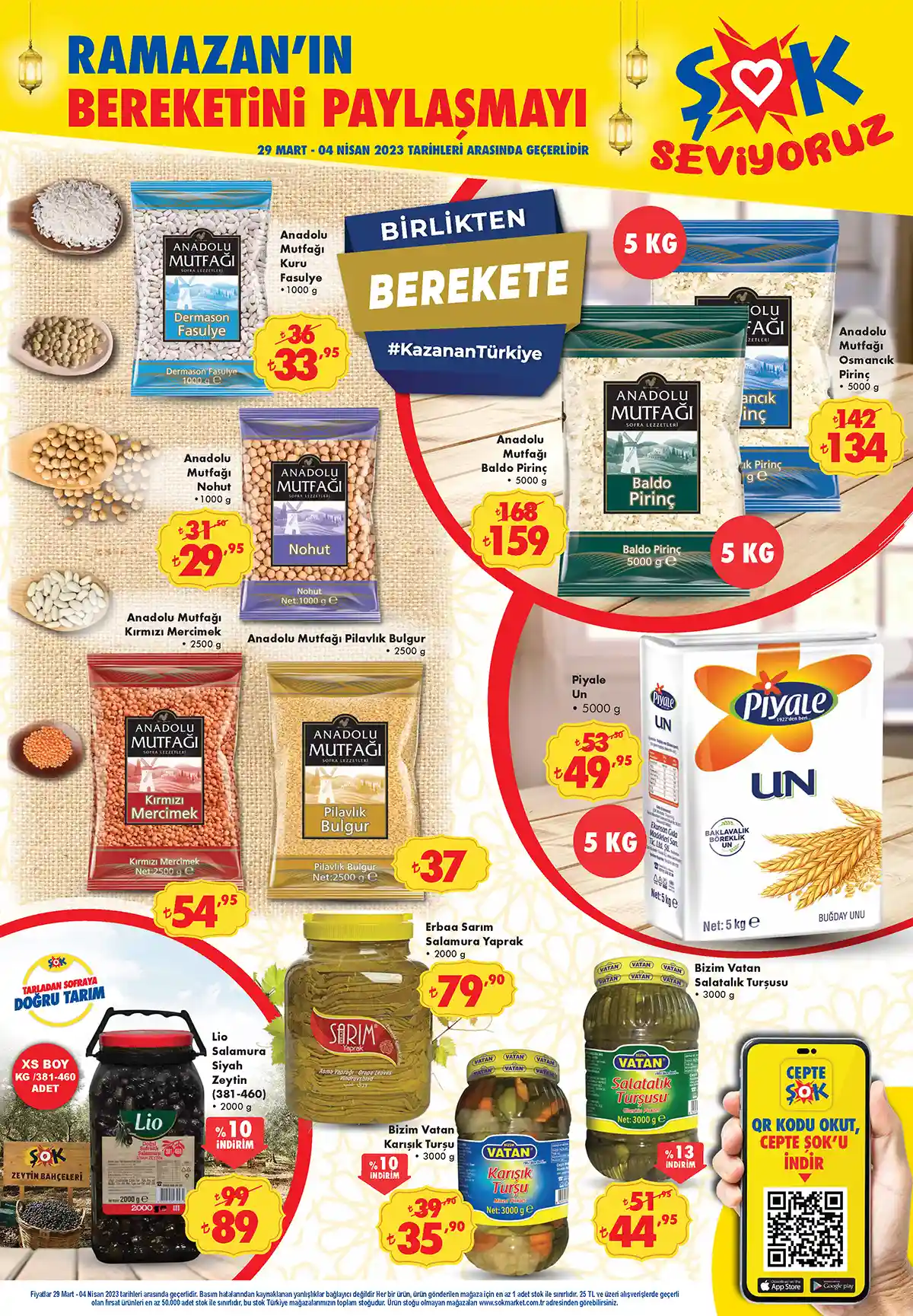 ŞOK Market e Ramazan bereketi peş peşe geldi! Yüzde 40 a varan indirimli ürünler kapış kapış satılacak! 5 kg pirinç...