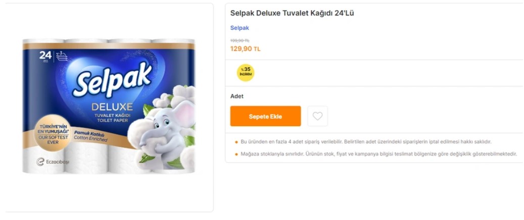 Migros ta damping! Tuvalet kağıdına büyük indirim! Bu fiyatı bir daha göremezsiniz